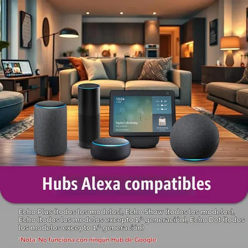 Vista 4 de Bombillas Alexa equivalentes a 150 W, bombillas inteligentes directamente compatibles con Alexa, sintonizables de blanco cálido a frío, bombilla