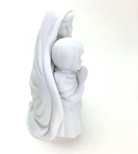 Vista 3 de Figura de porcelana para niños en oración