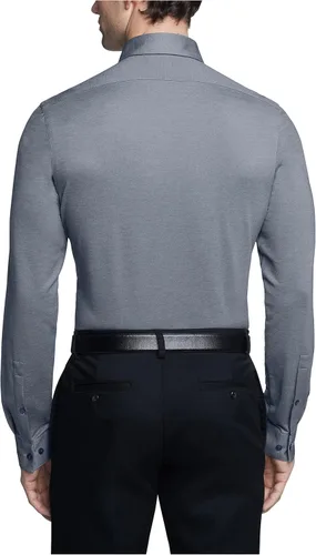 Vista 2 de Calvin Klein Camisa de vestir para hombre Extreme Slim Fit Stain Shield