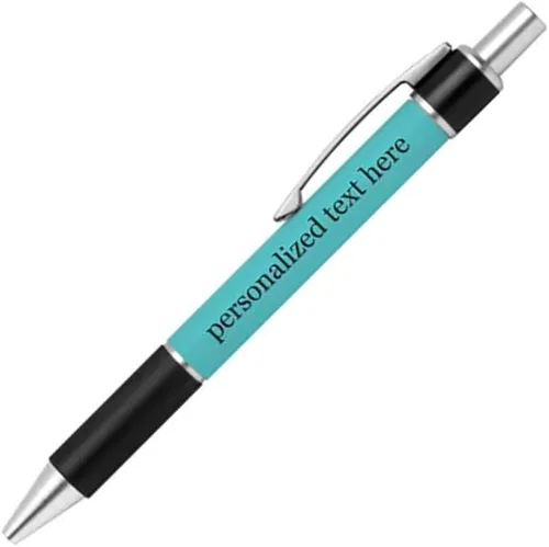 Vista 19 de Bolígrafo personalizado – Nombre o mensaje personalizado – Colores o impresiones – Regalo de papelería, suministros para la escuela de negocios