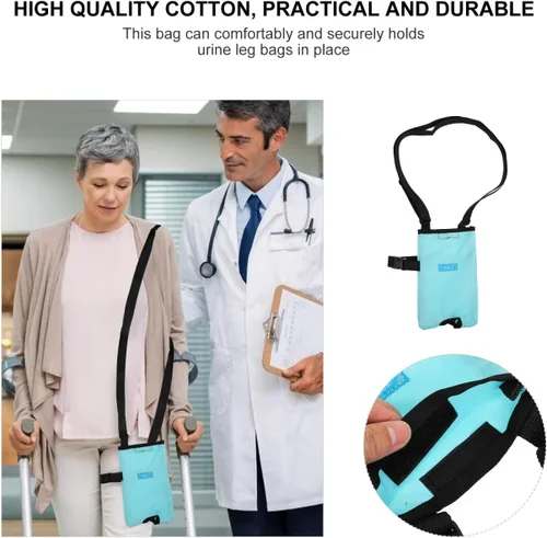 Vista 7 de Healifty Funda de catéter con bolsa de drenaje urinario Bolsa de drenaje de bilis para pacientes ancianos mayores 50.7 fl oz