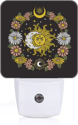 Vista 15 de Luz nocturna de camiones de dibujos animados, luces nocturnas enchufables con sensor de atardecer a amanecer para escaleras, pasillo, dormitorio