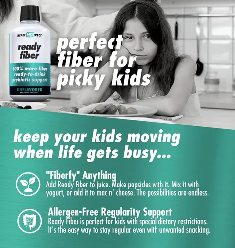 Vista 4 de HEALTH DIRECT - Ready Fiber - Suplemento de fibra líquida prebiótica para mujeres, hombres y niños - 15 onzas líquidas - 15-30 porciones, sin sabor
