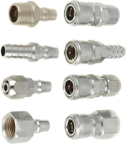 Vista 3 de Conector de acoplamiento S 8 unids Bsp 1/2 manguera neumática compresor de aire acoplador rápido enchufe enchufe conector conjunto