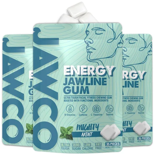 Vista 18 de JAWCKO Chicle Ultra-Resistente para Mandíbula Obtén una Mandíbula Más Fuerte y Cuadrada Chicle Duro de Entrenamiento para Mandíbula Fuerza 15X