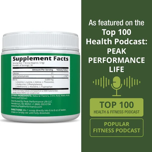 Vista 5 de Los 9 aminoácidos esenciales en polvo. Pre + durante + después del entrenamiento con EAA + BCAA para energía, crecimiento muscular y recuperación.