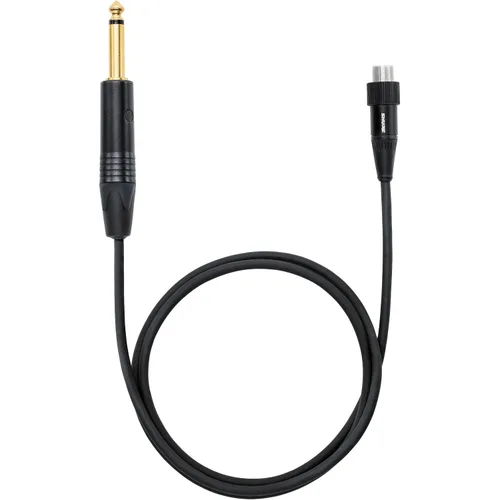Vista 6 de Shure WA303 Cable de guitarra estándar de 2 pies con conector de 1/4 en cada extremo