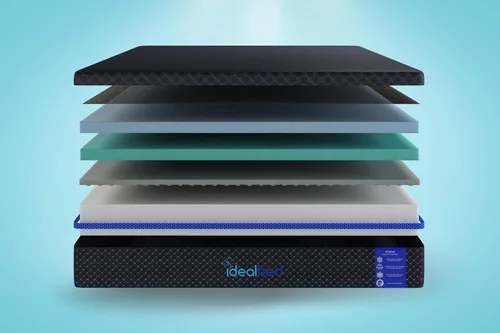 Vista 7 de iDealBed G4 Nova Colchón de espuma viscoelástica de lujo + sistema de sueño ajustable personalizado 5i, comodidad, refrigeración y apoyo