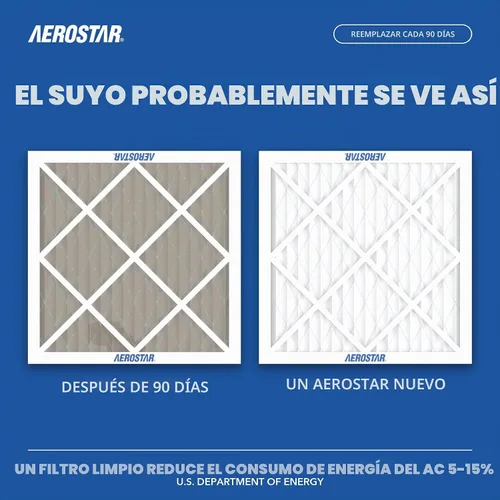 Vista 4 de Aerostar - Filtro de aire plisado (2 unidades)