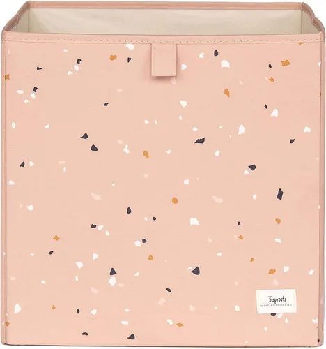 Vista 11 de 3 Sprouts Cubo de almacenamiento de tela reciclada, organizador plegable de 13 pulgadas para sistemas de estanterías de cubos, cubos para niños