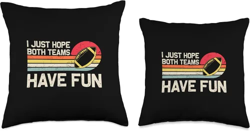 Vista 3 de I Just Hope Both Teams Have Fun Throw Pillow