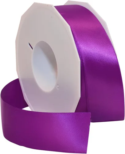 Vista 5 de Morex Ribbon Neon Brights Satinado, 5/8 pulgadas por 50 yardas, azul rey