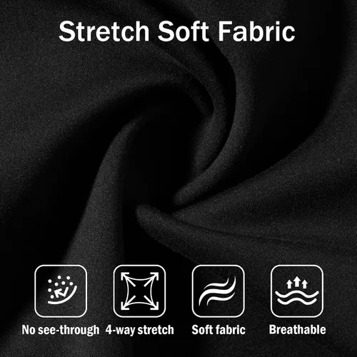 Vista 3 de adorence Leggings para mujer con bolsillos (cintura alta, elásticos y opacos), pantalones de yoga, leggings de entrenamiento para mujer