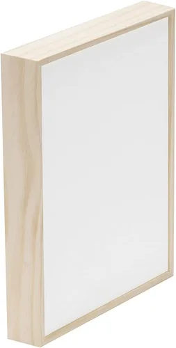 Vista 9 de Da Vinci Pro Liquid Art Panel multimedia de 6 x 6, tablero de yeso de profundidad de 1-1/2 pulgadas con marco de madera natural, panel de lienzo