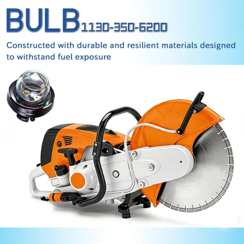 Vista 5 de 1130-350-6200 (paquete de 2) bombilla de cebador para stihl-TS400 TS700 TS800 BR500 BR550 BR600 reemplaza 1130 350 6200 bombilla de purga