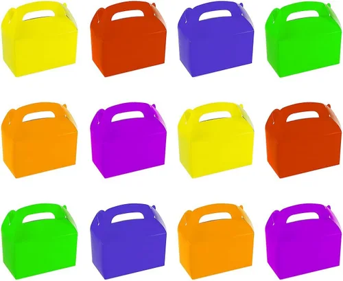 Vista 2 de Super Z Outlet® - 12 Cajas de color brillante surtidas para obsequio de fiestas