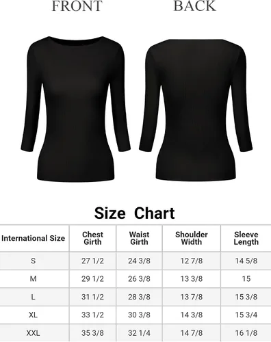 Vista 5 de Camiseta de punto para mujer, media manga, cuello barco, ajustada, acanalada