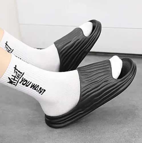 Vista 7 de Zapatos de ducha con agujeros de drenaje, se secan rápidamente, antideslizantes, para interiores, hogar, dormitorio, piscina, sandalias de playa