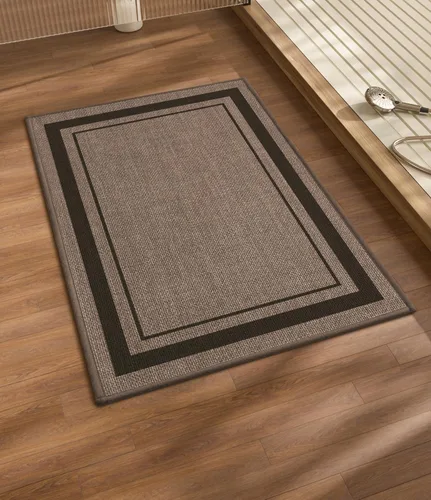 Vista 43 de chakme Juego de 2 alfombras de baño ultrafinas, absorbentes, antideslizantes, lavables a máquina, color beige oscuro, 17 x 24 pulgadas + tapete