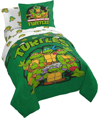 Vista 8 de Trend Collector - Juego de edredón individual de camión de bomberos de 5 piezas, ropa de cama para niños
