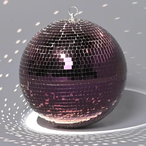 Vista 14 de Yescom Juego de 8 bolas de discoteca de 7/12/16/20/24 pulgadas, bolas de espejo surtidas, decoración de vidrio para colgar para fiestas de los años