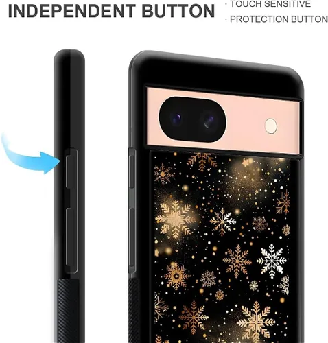 Vista 535 de Compatible con Google Pixel 4A 5G Mobile Case Creative Acrylic Panel trasero Silicona Protección Grip especialmente diseñado para Google Pixel 4A 5G