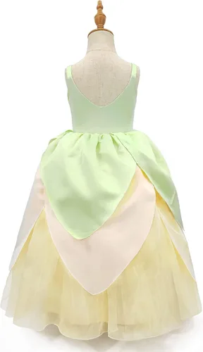 Vista 3 de Disfraz de princesa para niñas, vestido de princesa de Halloween, vestido de fiesta de princesa, ropa para niñas pequeñas