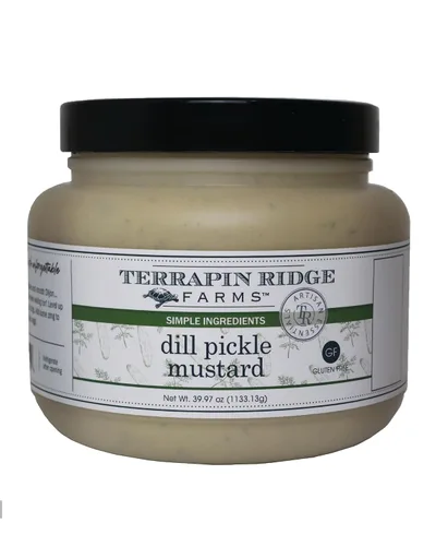 Vista 5 de Terrapin Ridge Farms Dill Pickle Mustard - Un frasco de 8 onzas