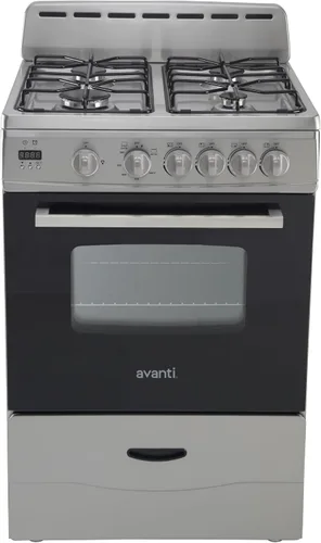 Vista 7 de Avanti Horno de Gas, Diseño Compacto Independiente, 4 Quemadores Sellados con Encendido Electrónico, Capacidad de 2.6 pies cúbicos. Cuenta con Cajón