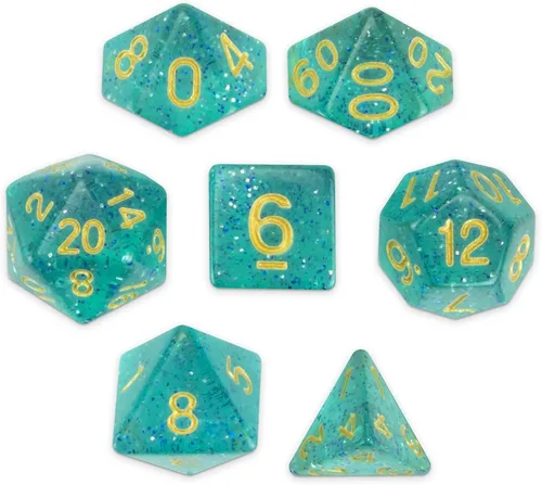 Vista 16 de Brybelly Juego de 7 dados poliédricos Series III Wiz - Edición más reciente