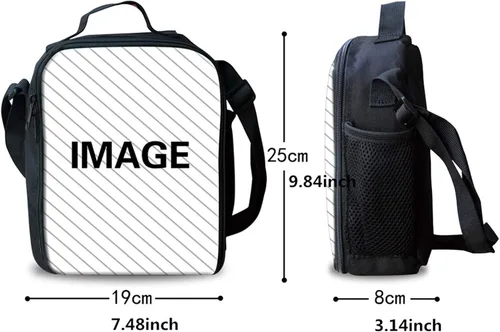 Vista 3 de WELLFLYHOM Mochila para niños 3 unidsset mochila escolar con caja de almuerzo estuche para lápices 5T-19T, avión de dibujos animados, Mochilas