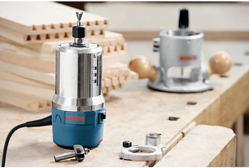 Vista 5 de Router Bosch 1617EVS de 2.25 HP, electrónico, de base fija.