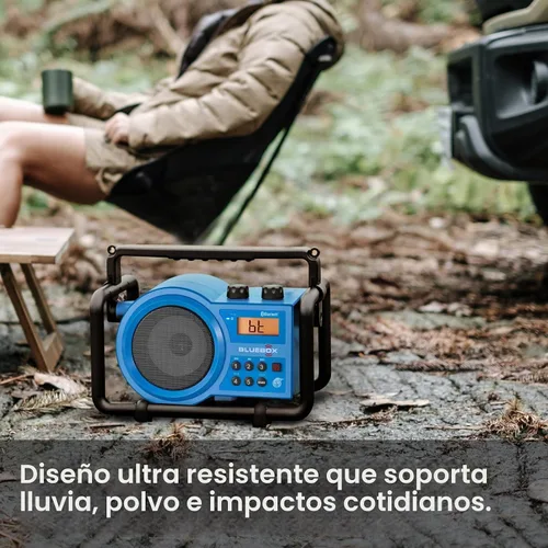 Vista 5 de Sangean Compact Ultra Rugged receptor de radio Azul