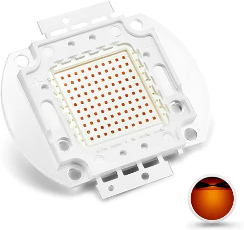 Vista 19 de Chip LED de alta potencia de 100W., H&PC-60104, 100.00watts, 34.0 volts M) Espectro completo (380-840 nm)