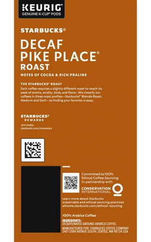 Vista 7 de Cápsulas de Starbucks Pike Place Roast