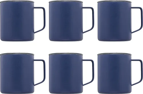 Vista 9 de Kenai - Tazas de viaje personalizadas con recubrimiento en polvo, 13.5 onzas, juego de 24, paquete personalizado a granel, doble pared, perfectas