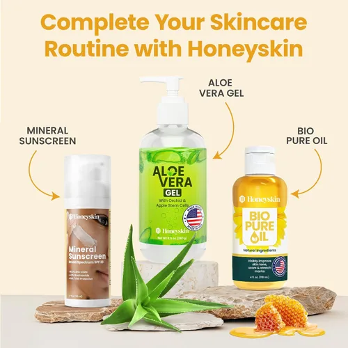 Vista 7 de Gel de ducha Honeyskin., 4 onza