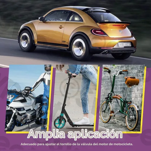 Vista 7 de Swpeet Juego de 4 piezas de herramientas de ajuste de válvulas, ajuste de tornillos de válvula de motor de motocicleta, incluye herramienta