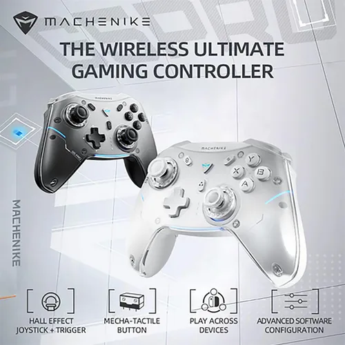 Vista 2 de Machenike G5 Pro Tri-mode Switch Controller, USBBluetooth 5.02.4G, with Programmable Button, Joystick, Hall Trigger, Kailh Micro Switches, Switch