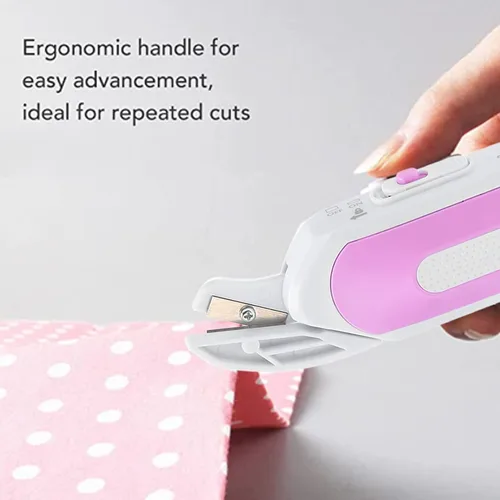 Vista 3 de Mini tijeras eléctricas portátiles para costura, tijeras inalámbricas, herramienta de corte, regalos para manualidades para hombre