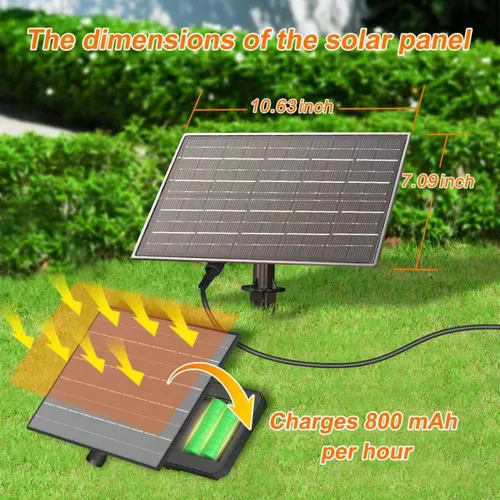 Vista 2 de BLIATLUS Guirnalda de luces solares superbrillantes de 100 pies para exteriores, impermeable, con control remoto, 30+2 bombillas LED ST38