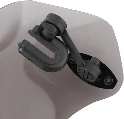 Vista 9 de Akozon Deflector de parabrisas, deflector universal de parabrisas de motocicleta, deflector de aire para parabrisas de motocicleta, deflector