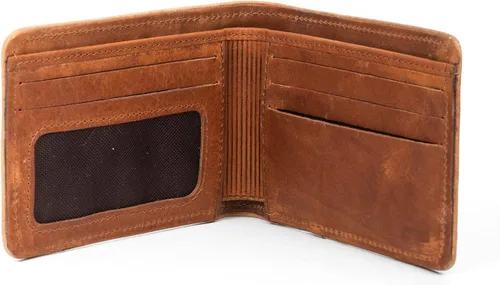 Vista 5 de VELEZ Carteras de cuero genuino para hombre Azul Vintage