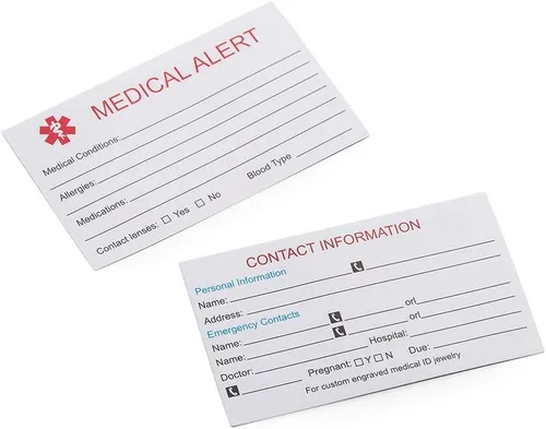 Vista 7 de Etiqueta de identificación médica personalizada de acero inoxidable para banda de reloj - Etiqueta de identificación deportiva - Grabado gratuito