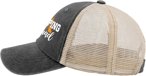 Vista 3 de Camping Squad Golf Hat Youth Golf Hat AllBlack Mens Hats Gifts for Daughter Sun Caps