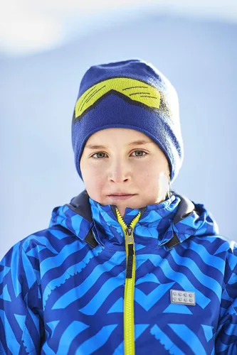 Vista 3 de LEGO Wear - Gorro de nieve de punto para niños, rosa oscuro, 4-7 años