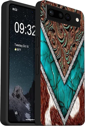 Vista 8 de Compatible con Google Pixel 6, estética, Sunrise Beach Blue Waves suave TPU a la moda, delgada, a prueba de golpes, fundas protectoras para mujeres