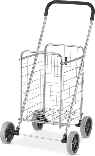 Vista 15 de Carro utilitario rodante WHITMOR 6318 – 2678 Deluxe., Acero, Plateado, L