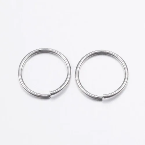 Vista 11 de HDSupplies 100 piezas - 4mm de argollas de acero inoxidable 304 de tono negro - Calibre 22 (espesor de 0.6mm)