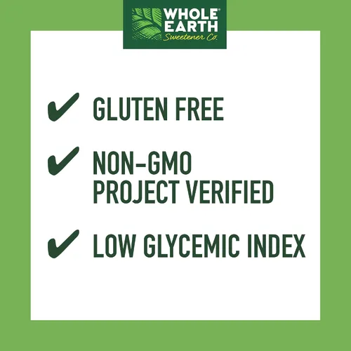 Vista 4 de WHOLE EARTH - Paquete de edulcorante de eritritol y stevia y fruta de monje (4 libras + 9.8 onzas)